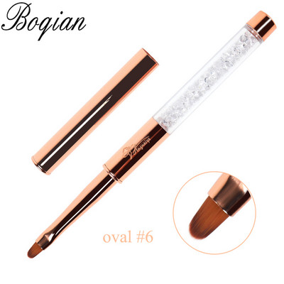 BQAN Nail Art Stripe Lines Liner Festés Macskaszem Ecset Akril UV GEL Extension Builder Rajz strasszos nyéllel