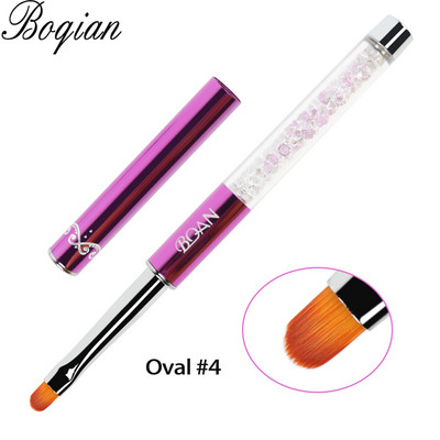 BQAN Nail Art Stripe Lines Liner Festés Macskaszem Ecset Akril UV GEL Extension Builder Rajz strasszos nyéllel