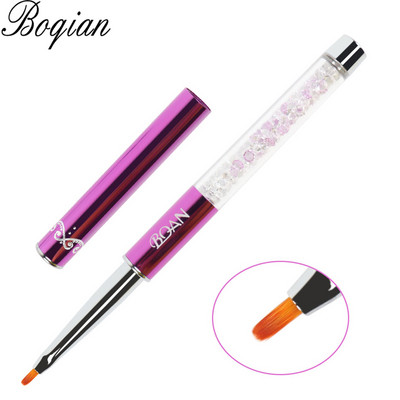 BQAN Nail Art Stripe Lines Liner Festés Macskaszem Ecset Akril UV GEL Extension Builder Rajz strasszos nyéllel