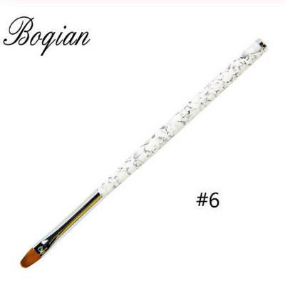 BQAN Nail Art Stripe Lines Liner Festés Macskaszem Ecset Akril UV GEL Extension Builder Rajz strasszos nyéllel