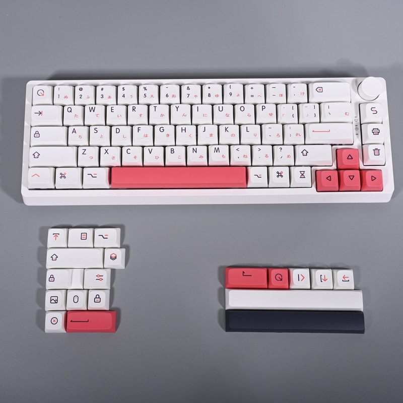 PBT taustiņu vāciņš XDA augsta profila personalizēts taju korejiešu krievu japāņu taustiņu vāciņš spēļu mehāniskajai tastatūrai Cherry MX slēdzim