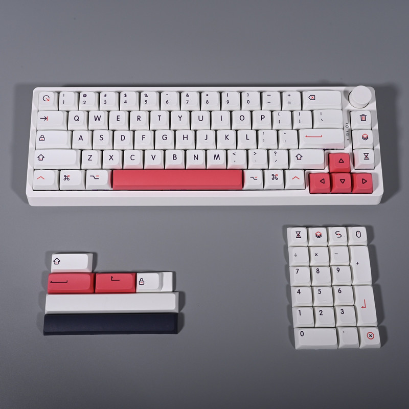PBT taustiņu vāciņš XDA augsta profila personalizēts taju korejiešu krievu japāņu taustiņu vāciņš spēļu mehāniskajai tastatūrai Cherry MX slēdzim