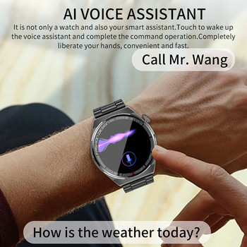 LIGE AMOLED Smartwatch Бизнес часовник за мъже Smart Watch Bluetooth Call HD екран 380mAh Голям капацитет на батерията Фитнес часовник