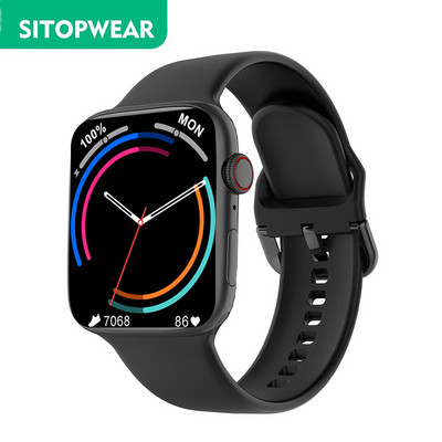 2023 NAUJAS „SitopWear NFC Smart Watch“ išmanusis laikrodis, prieigos kontrolė, išmanusis laikrodis „Bluetooth“ skambučiai belaidžiu įkrovimu, vyriška, moteriška, kūno rengybos apyrankė