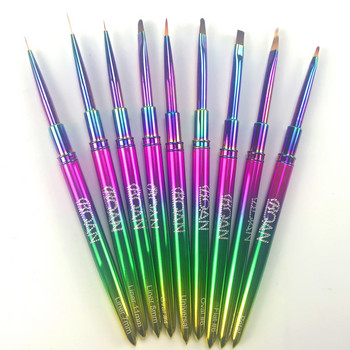 BQAN многоцветна четка за нокти UV гел четка за гел четка за ноктопластика за ноктопластика четка за рисуване четки за рисуване инструменти за маникюр