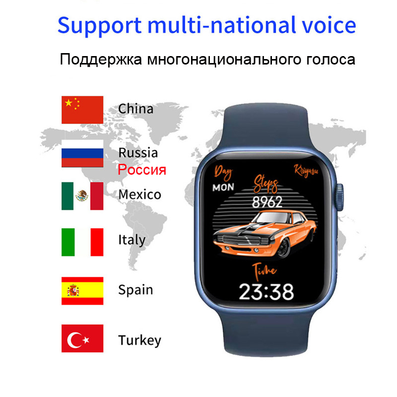 2022. Pametni sat Muškarci Žene Višesportski modovi Monitor otkucaja srca Pametni sat Satovi za upravljanje glazbom Za Iphone Xiaomi Huawei Iwo