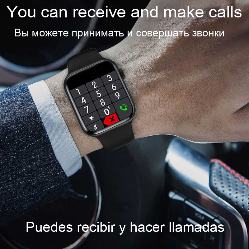 2022 IWO pametni sat za muškarce 1,81 inčni pametni sat za žene Višejezični Bluetooth poziv za praćenje fitnessa Sat za Android IOS PK X8max