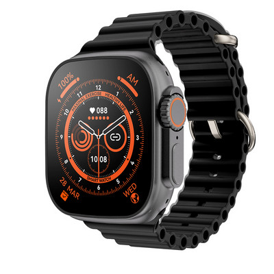 Smart Watch ultra Νέο στο SmartWatch 8 ultra Men SmartWatch Γυναικείο Bluetooth Κλήση Ρολόι NFC Ασύρματη φόρτιση για τηλέφωνο Apple Xiaomi