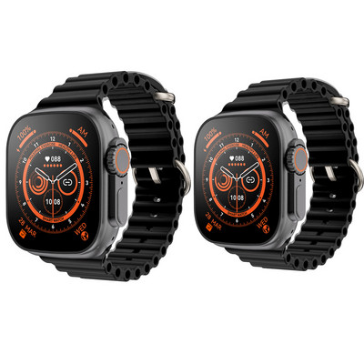 Smart Watch ultra Νέο στο SmartWatch 8 ultra Men SmartWatch Γυναικείο Bluetooth Κλήση Ρολόι NFC Ασύρματη φόρτιση για τηλέφωνο Apple Xiaomi