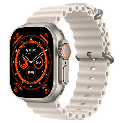 Smart Watch ultra Νέο στο SmartWatch 8 ultra Men SmartWatch Γυναικείο Bluetooth Κλήση Ρολόι NFC Ασύρματη φόρτιση για τηλέφωνο Apple Xiaomi