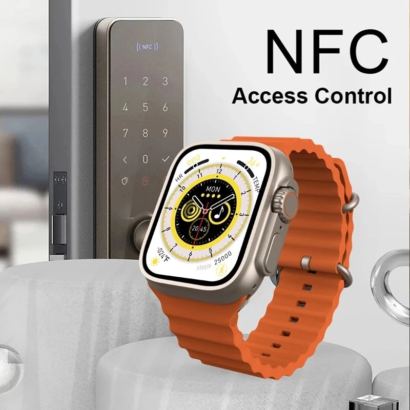 Ceas inteligent ultra Nou în SmartWatch 8 ultra Bărbați SmartWatch Femei Ceas cu apel Bluetooth Încărcare fără fir NFC pentru telefonul Apple Xiaomi