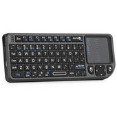 Tastatură fără fir originală Rii X1 Mini 2,4 GHz FR/RU/ES/US Air Mouse cu TouchPad pentru Android TV Box/Mini PC/Laptop