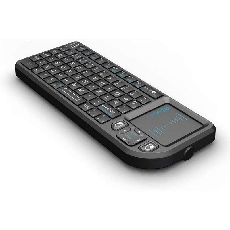 Tastatură fără fir originală Rii X1 Mini 2,4 GHz FR/RU/ES/US Air Mouse cu TouchPad pentru Android TV Box/Mini PC/Laptop