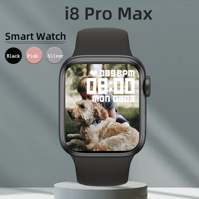 Smart Watch i8 Pro Max Απάντηση κλήσης Sport Fitness Tracker Προσαρμοσμένη κλήση Smartwatch ανδρικό γυναικείο δώρο για τηλέφωνο Apple PK IWO 27 X8 T500
