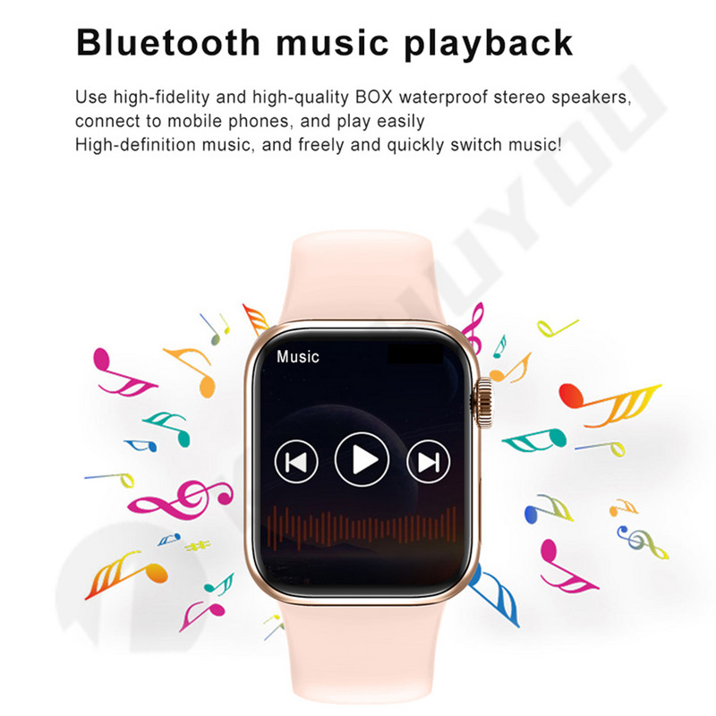 Smart Watch i8 Pro Max Απάντηση κλήσης Sport Fitness Tracker Προσαρμοσμένη κλήση Smartwatch ανδρικό γυναικείο δώρο για τηλέφωνο Apple PK IWO 27 X8 T500