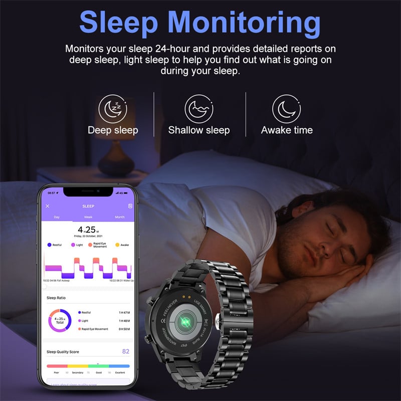 LIGE Novi BW0189 PRO pametni sat za muškarce Bluetooth sat za pozive IP67 Vodootporan sportski sat za fitness za Android IOS Muški pametni sat