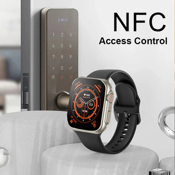 2023 Smart Watch Ultra Series 8 NFC 49mm Smartwatch Мъже Жени Bluetooth разговор Водоустойчив Безжично зареждане HD екран за Apple