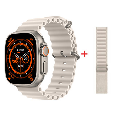 2023 Smart Watch Ultra Series 8 NFC 49mm Smartwatch Ανδρικά Γυναικεία Κλήση Bluetooth Αδιάβροχη ασύρματη φόρτιση οθόνη HD για Apple