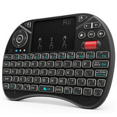Rii Mini pozadinsko osvjetljenje Engleska tipkovnica Fly Air Mouse 2.4G Touchpad za Android TV Box PC I8x bežična tipkovnica