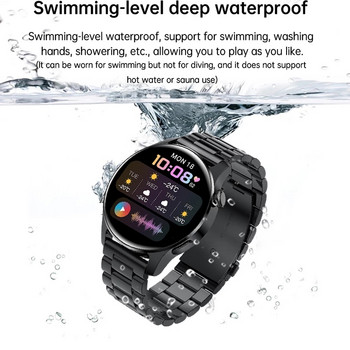 Bluetooth Call Phone Смарт часовник мъжки водоустойчив спортен фитнес тракер метеорологичен дисплей 2022 нов часовник смарт часовник мъжки за Huawei
