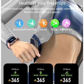 2022 Нов смарт часовник Мъже Жени Сърдечен ритъм Мониторинг на кръвно налягане Фитнес тракер Bluetooth Call Smart Watch Man For Xiaomi