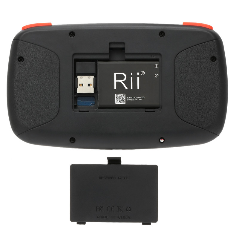 Rii i4 2.4G Bluetooth Dual Modes Mini tipkovnica Ručna ploča s prstima Miš s pozadinskim osvjetljenjem Touchpad Daljinski upravljač za Windows PC Android