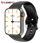 Έξυπνο ανδρικό ρολόι LEMFO T100MAX, γυναικεία κλήση Bluetooth σειρά smartwatch 8 αθλητικά ρολόγια 260 mAh Ασύρματη φόρτιση 2,0 ιντσών 395*460