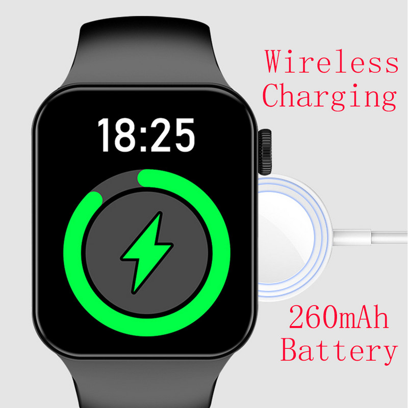 LEMFO T100MAX viedais pulkstenis vīriešu sieviešu Bluetooth zvans viedpulkstenis sērija 8 260mAh sporta pulksteņi Bezvadu uzlāde 2,0 collas 395*460