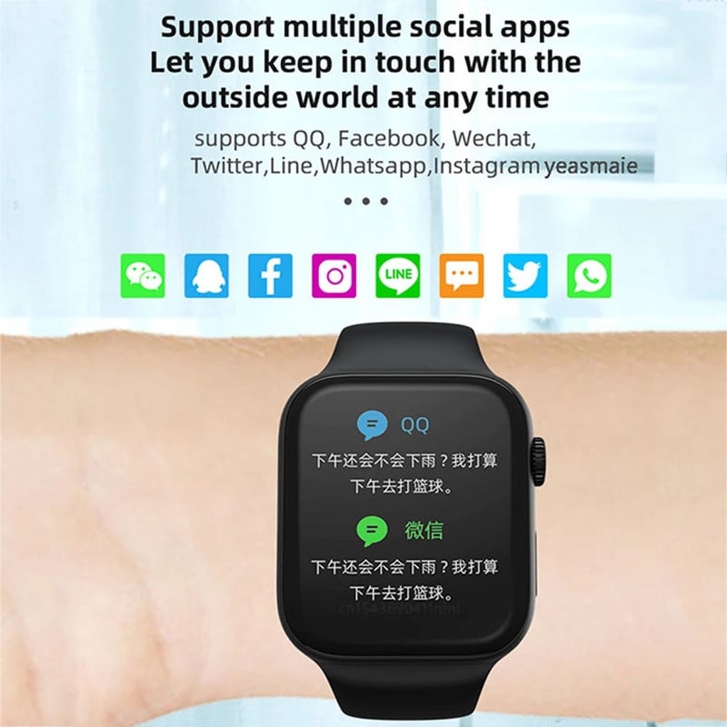 Νέο i8 Pro Max Smartwatch Series 8 Sports Fintess Smart Watch Men Bluetooth Call Women Smartwatch 2023 PK i7 Pro Max X8 Pro Max