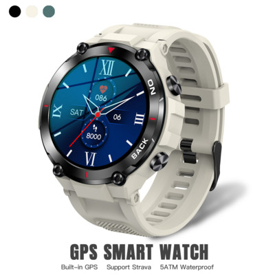 2023 Novi GPS satovi Ženski sportski pametni sat Muški GPS pozicioniranje Praćenje zdravlja IP68 Vodootporni pametni sat za Xiaomi Huawei