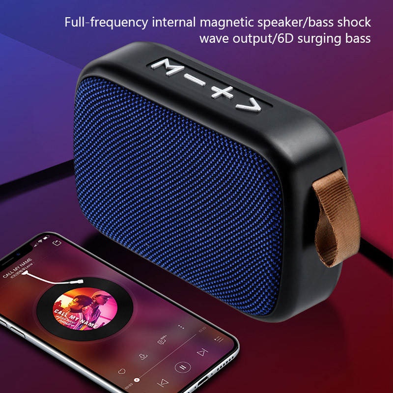 Mini traka od tkanine, Bluetooth zvučnik, prijenosni dugi vijek trajanja baterije, bežični audio, zvuk HiFi kvalitete 5.0 s USB-om za Xiaomi