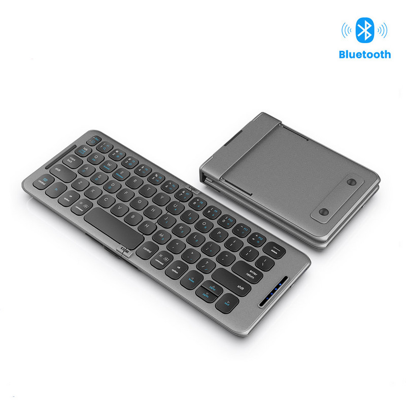 HKYC sklopiva 5.1 Bluetooth tipkovnica USB tipa C za Windows Android IOS za iPad Računalo Tablet PC Telefon Tipkovnica Sinkronizacija 3 uređaja