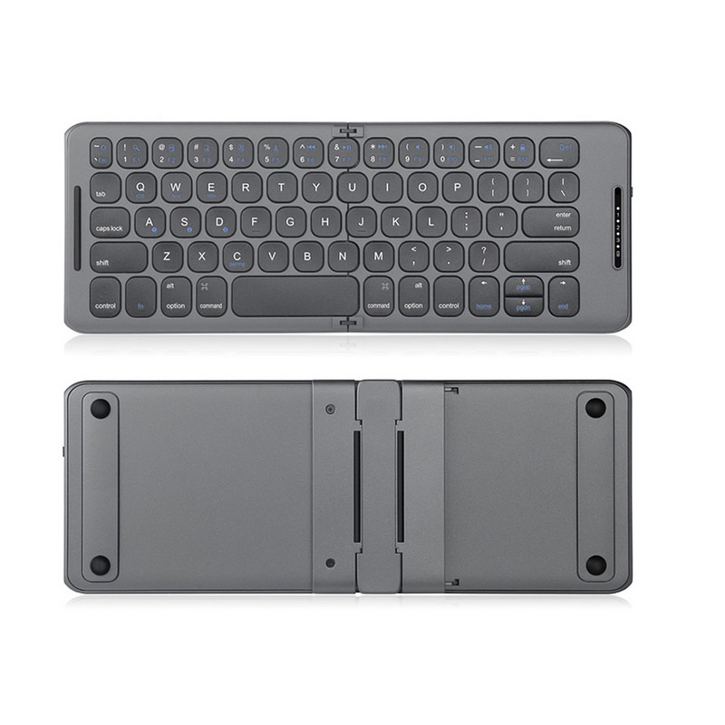 HKYC sklopiva 5.1 Bluetooth tipkovnica USB tipa C za Windows Android IOS za iPad Računalo Tablet PC Telefon Tipkovnica Sinkronizacija 3 uređaja