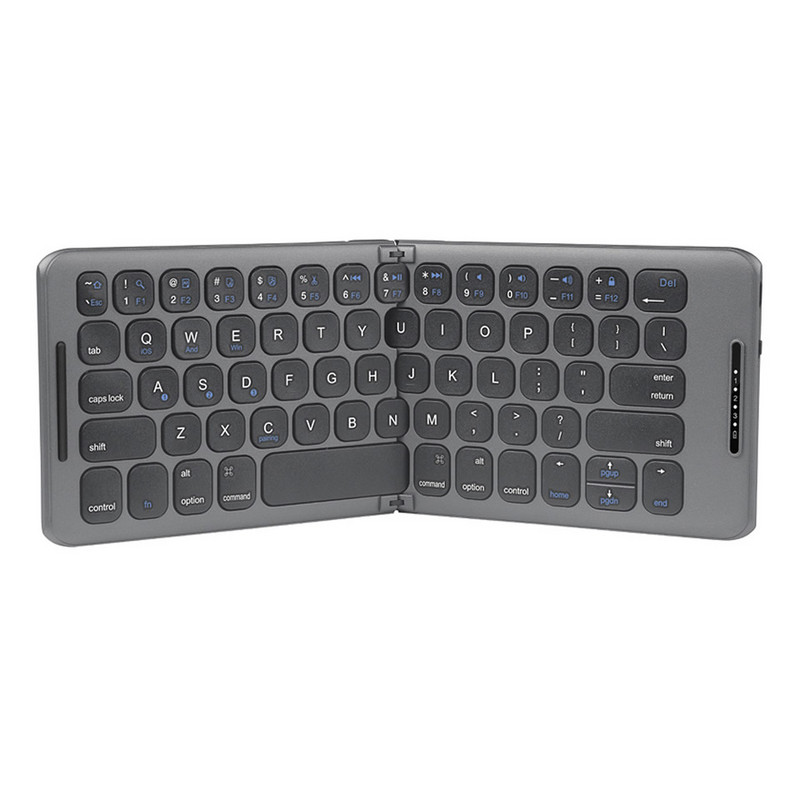HKYC sklopiva 5.1 Bluetooth tipkovnica USB tipa C za Windows Android IOS za iPad Računalo Tablet PC Telefon Tipkovnica Sinkronizacija 3 uređaja