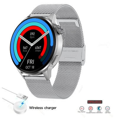 2022 Nové NFC inteligentné hodinky pre mužov, športové GPS sledovanie pohybu, módne dámske Bluetooth volanie, vlastný ciferník, EKG inteligentné hodinky pre Android iOS