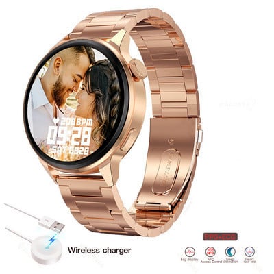 2022 Nové NFC inteligentné hodinky pre mužov, športové GPS sledovanie pohybu, módne dámske Bluetooth volanie, vlastný ciferník, EKG inteligentné hodinky pre Android iOS