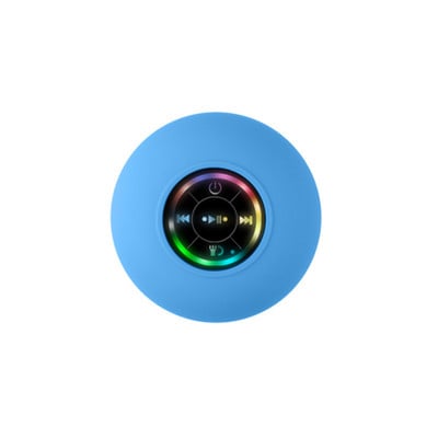 Mini Bluetooth reproduktor, vodotesný kúpeľňový audio bezdrôtový sprchový reproduktor s RGB svetlom pre telefón, soundbar, hands-free reproduktor do auta