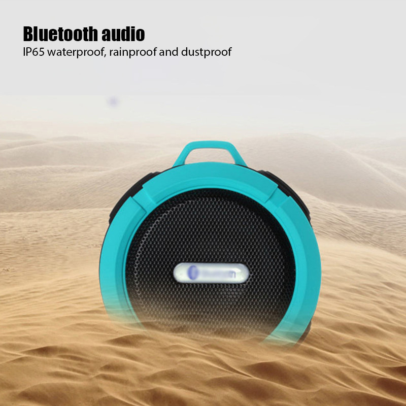 Prenosný stĺpový mini Bluetooth reproduktor, vodotesný vonkajší sprchový zvukový box, bezdrôtový subwoofer do auta, reproduktor pre telefón a počítač