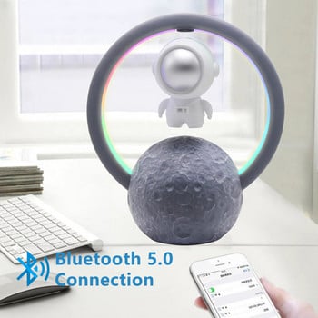 UTHAI Магнитна левитация Bluetooth високоговорител Astronaut Home Creative Mini Radio Външен безжичен субуфер Преносимо аудио