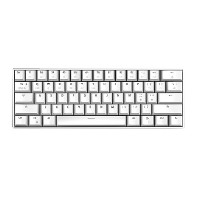 Brasiilia vene hispaania 62 klahviga mehaaniline klaviatuur 60% minivärviline taustavalgustusega USB juhtmega mänguriklaviatuur reisilauaarvutile