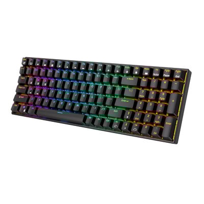 RK ROYAL KLUDGE RK100 2,4 G bezvadu/Bluetooth/vadu RGB mehāniskā tastatūra, 100 taustiņu karstā maināma spēļu tastatūra operētājsistēmai Win/Mac