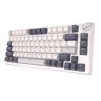 RK H81 Royal Kludge Gasket Struktūra Trīsrežīmu mehāniskā tastatūra 81 taustiņš 80% RGB aizmugurgaismojums 2.4G bezvadu Bluetooth Gamer tastatūra