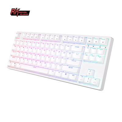 RK Royal Kludge RK87 Bežična RGB pozadinsko osvjetljenje Gaming mehanička tipkovnica 87 tipki TKL Compact Office PC Type Writer 2.4G Bluetooth
