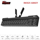 Royal Kludge RK925 salokāma mini mehāniskā tastatūra pārnēsājamas bezvadu Bluetooth spēļu tastatūras planšetdatora klēpjdatoram mobilajam tālrunim
