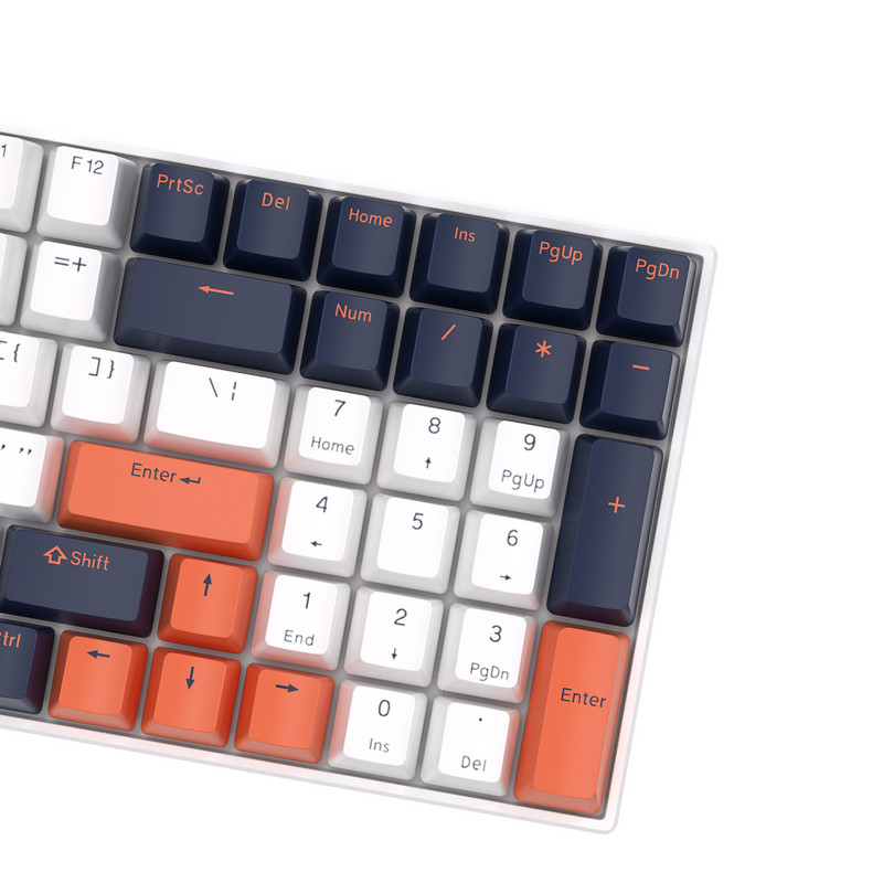 RK Royal Kludge RK100 prilagođeni 96% raspored 100 tipki bežična Bluetooth 5.1/žičana USB mehanička igraća tipkovnica s PBT tipkama