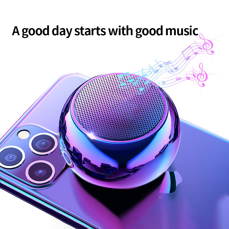 Flash bežični Bluetooth zvučnik prijenosni mali čelični metalni teški subwoofer vanjski mini Bluetooth mali zvučnik
