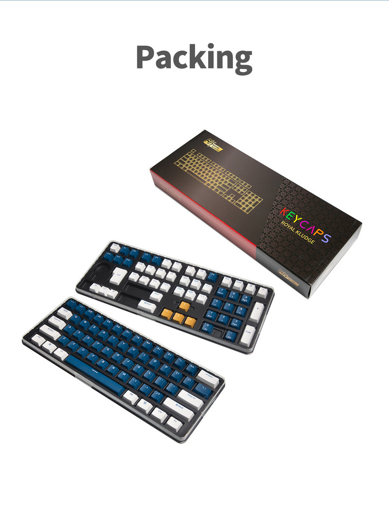 115 tipki PBT kapice tipki Dvobojna injekcijsko prešanje OEM mehanička tipkovnica tipkovnice za RK100 RK98 RK96 kapica tipke tipkovnice za igre
