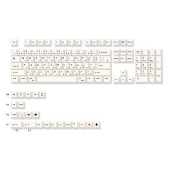 Универсален PBT Keycap MDA Profile DYE-SUB Направи си сам Keycaps за Gateron Cherry MX Switch Gamer Механична клавиатура Key Cap Cap