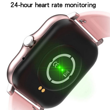 Смарт часовник Twitch Мъже Жени Пълен сензорен екран Bluetooth Часовник за разговори Фитнес тракер Водоустойчив часовник за спортно здраве Монитор на кръвта