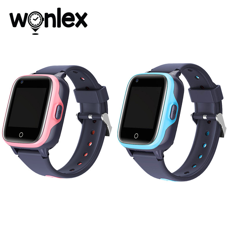 Wonlex Smart-Watches Copii Android-OS 4G Sim-Card Apel video pentru cadouri SmartWatch KT15 Mini Telefon GPS SOS Anti-Lost Tracker